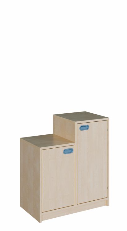 SideStep Schrank 60/80 cm, 2 Türen 